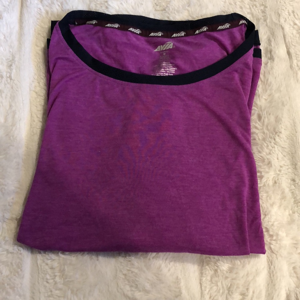 Lightweight Purple Long Sleeve Workout Top